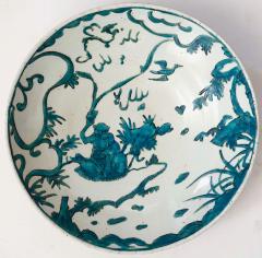 Chinese Ming Dynasty Swatow Polychrome Enamelled Shallow Bowl circa 1600 - 4115482