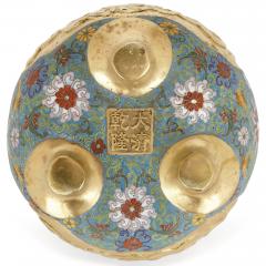 Chinese Ormolu and Cloisonn Enamel Vase for the Islamic Market - 3640570