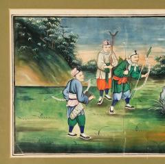 Chinese Painting on Pith Paper circa 1840 - 3354735