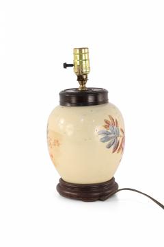 Chinese Pale Yellow and Colorful Floral Porcelain Table Lamp - 4671528