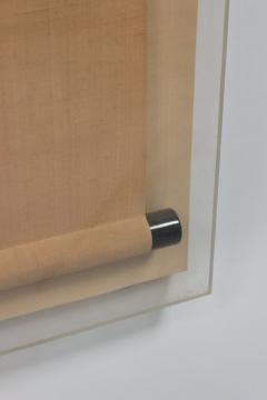 Chinese Paper Scroll in Plexiglass Case - 4517682