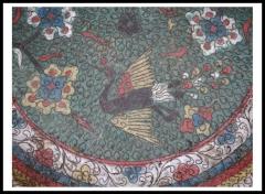 Chinese Phoenix Bird Cloisonn Enamel Over Brass Bowl - 3902145