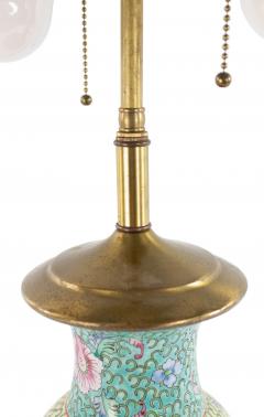 Chinese Porcelain Bird Motif Table Lamp - 4670927