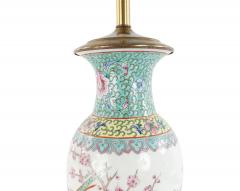 Chinese Porcelain Bird Motif Table Lamp - 4670929