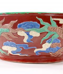 Chinese Porcelain Famille Verte Large Tableware Centerpiece Bowl - 3812337