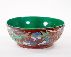 Chinese Porcelain Famille Verte Large Tableware Centerpiece Bowl - 3812338