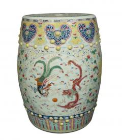 Chinese Porcelain Garden Barrel - 4145657