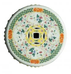 Chinese Porcelain Garden Barrel - 4145675