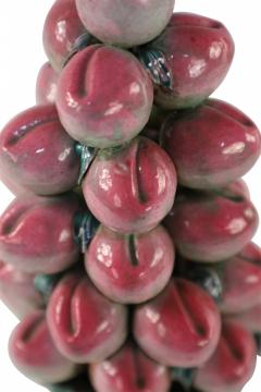 Chinese Porcelain Peach Altar Tribute Sculpture - 4408506