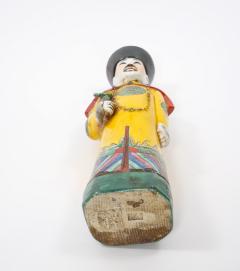 Chinese Porcelain Qing Emperor Decorative Figure - 3534882