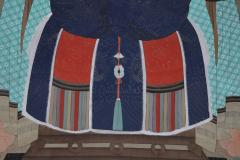 Chinese Qing Dynasty Style Paper and Silk Queen Portrait Hanging Scrolls - 4409024