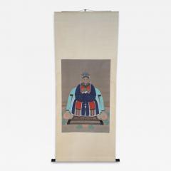 Chinese Qing Dynasty Style Paper and Silk Queen Portrait Hanging Scrolls - 4412678