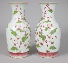 Chinese Qing Dynasty Tall Vases in Bamboo Pattern a Pair - 3715984