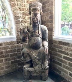 Chinese Qing Dynasty Wood Sculpture - 3078465