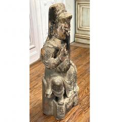 Chinese Qing Dynasty Wood Sculpture - 3078469