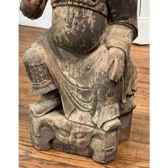 Chinese Qing Dynasty Wood Sculpture - 3078471