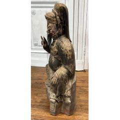 Chinese Qing Dynasty Wood Sculpture - 3078472