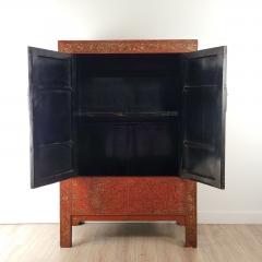 Chinese Red Lacquer Wedding Cabinet Shangxi circa 1880 - 2730414