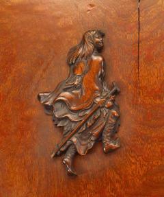 Chinese Rosewood and Brass Door Panel - 4635792