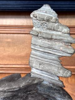 Chinese Scholar Stone Wuling Rock on Stand - 4132887
