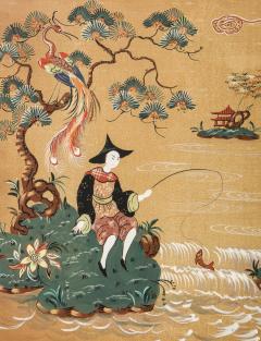 Chinese School Chinese Export Gouache Painting - 4384644