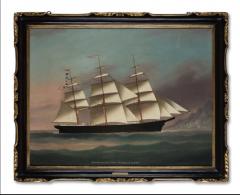Chinese School The American clipper ship Matchless off Hong Kong coast Circa 1875  - 4541070