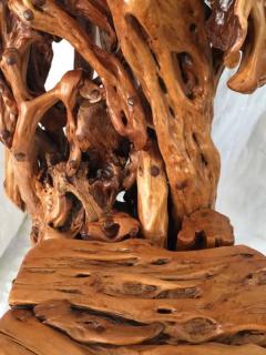 Chinese Sculptural Three Tiered Root Wood Table - 3175603