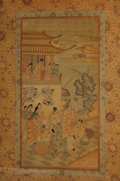 Chinese Silk Woven Panel - 1621889