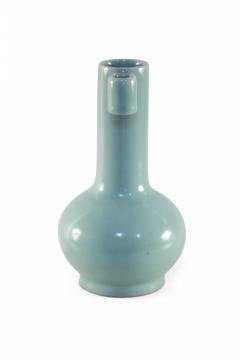 Chinese Sky Blue Gourd Porcelain Vase - 4321218
