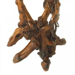 Chinese Style Rustic Tree Root Floor Lamp - 4661119