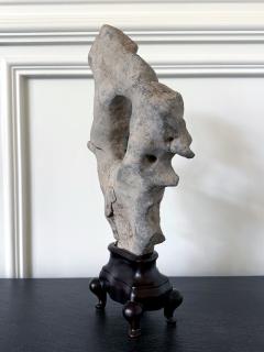 Chinese Taihu Scholar Stone on Display Stand - 4555100