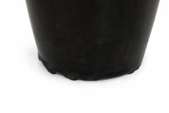 Chinese Tall Black Glazed Porcelain Vase - 4669350