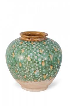 Chinese Tang Dynasty Style Sancai Glazed Porcelain Vase - 4409004