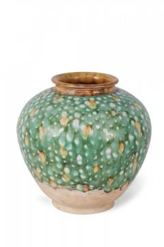 Chinese Tang Dynasty Style Sancai Glazed Porcelain Vase - 4409005