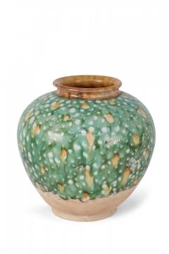 Chinese Tang Dynasty Style Sancai Glazed Porcelain Vase - 4409006