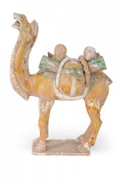 Chinese Tang Dynasty Style Sancai Glazed Terra Cotta Camel Tomb Figure - 4409010