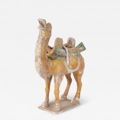 Chinese Tang Dynasty Style Sancai Glazed Terra Cotta Camel Tomb Figure - 4412526