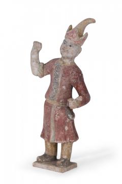 Chinese Tang Dynasty Style Terra Cotta Huren Tomb Figure - 4408794