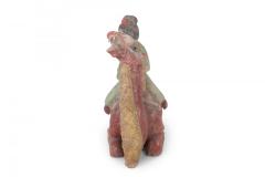 Chinese Tang Dynasty Style Terra Cotta Kneeling Camel and Woman Tomb Figure - 4408764