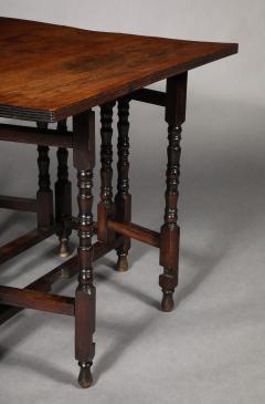 Chinese Trade Gate Leg Table Huanghuali - 4017306