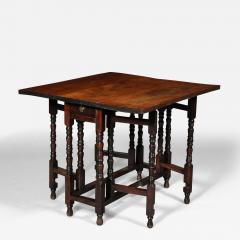 Chinese Trade Gate Leg Table Huanghuali - 4017962