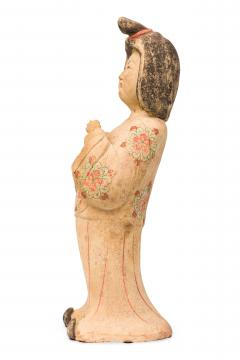 Chinese Unglazed Ceramic Kwanyin Figure - 4674390