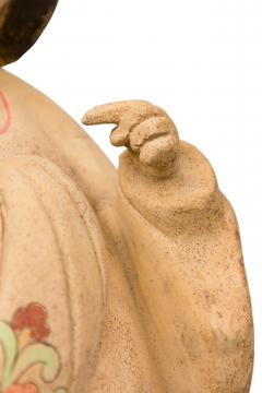 Chinese Unglazed Ceramic Kwanyin Figure - 4674395