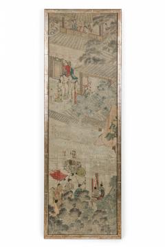 Chinese Watercolor Landscape Panels - 4517113