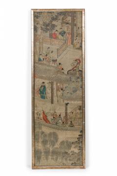 Chinese Watercolor Landscape Panels - 4517116