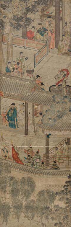 Chinese Watercolor Landscape Panels - 4539370