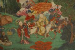 Chinese Watercolors of Court and Buddhist Scenes - 4516694