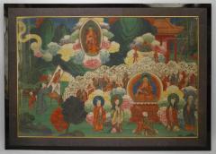 Chinese Watercolors of Court and Buddhist Scenes - 4516696