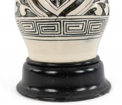 Chinese White And Gray Porcelain Table Lamp - 4171001