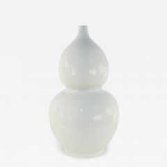 Chinese White Double Gourd Dragon Motif Porcelain Bottle - 4412614